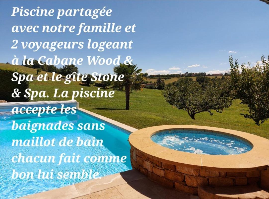 Gite Stone & Spa Chasselay Exteriör bild